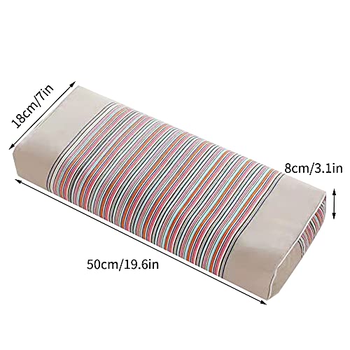 Hanlin Buckwheat Pillowneck Pillow100 Organic Coarse Cloth Pillowcase Packaging To Improve Sleep Quality And Relieve Cervical Pain (Grey) #TOP2