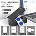 Nelko Bluetooth Thermal Shipping Label Printer, Wireless 4x6 Shipping Label Printer for Shipping Packages, Support Android, iPhone and Windows, Widely Used for Amazon, Shopify (Black)