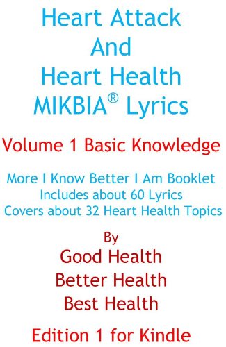 Heart Attack and Heart Health MIKBIA Lyrics : Volume 1 Basic Knowledge (English Edition)
