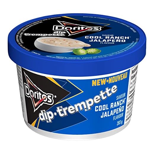 Doritos Dip Cool Ranch Jalapeno, 283g/9.9oz (Shipped from Canada)