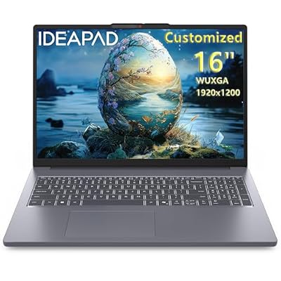 Olialia Customized Laptop, Created Using Lenovo IdeaPad Slim 3 16" FHD+ Laptop, Intel 10-Core i7-13620H, 16GB/24GB/40GB DDR5 RAM, 512GB/1TB/2TB PCIe SSD, WiFi 6, Bluetooth 5.2, Windows 11 Home
