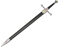 Vista 4 de Medieval Warrior Middle Age Crusader Viking Sword with Scabbard
