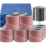 PFERD TOOLS Assortiment de manchons abrasifs, 13 pièces | corindon Ø 30x30 mm A40, 60, 80, 150 avec support à Ø de tige 6 mm | 42298004 – pour applications universelles