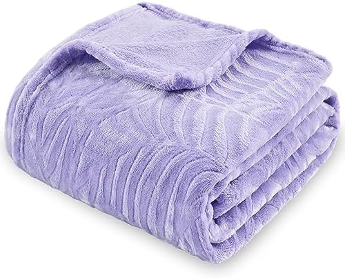 SOCHOW Uragiri Flanelowy koc z polaru, ciepły, lekki, super miękki koc, 127 x 150 cm, szary