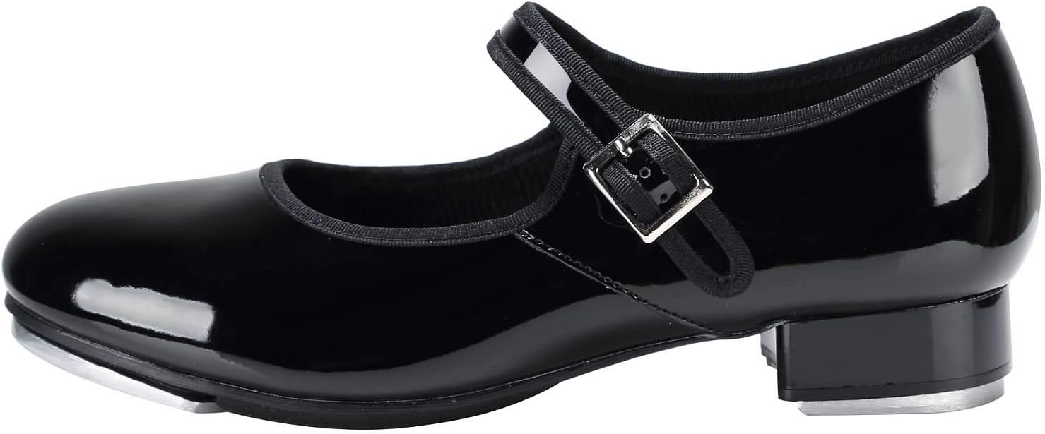 Linodes Unisex PU Leather Easy Strap Tap Shoe Dance Shoes for Women and Men's Dance Shoes-608 - Image 3