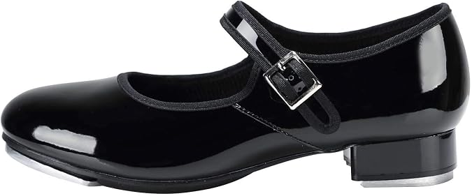 Linodes Unisex PU Leather Easy Strap Tap Shoe Dance Shoes for Women and Men's Dance Shoes-608