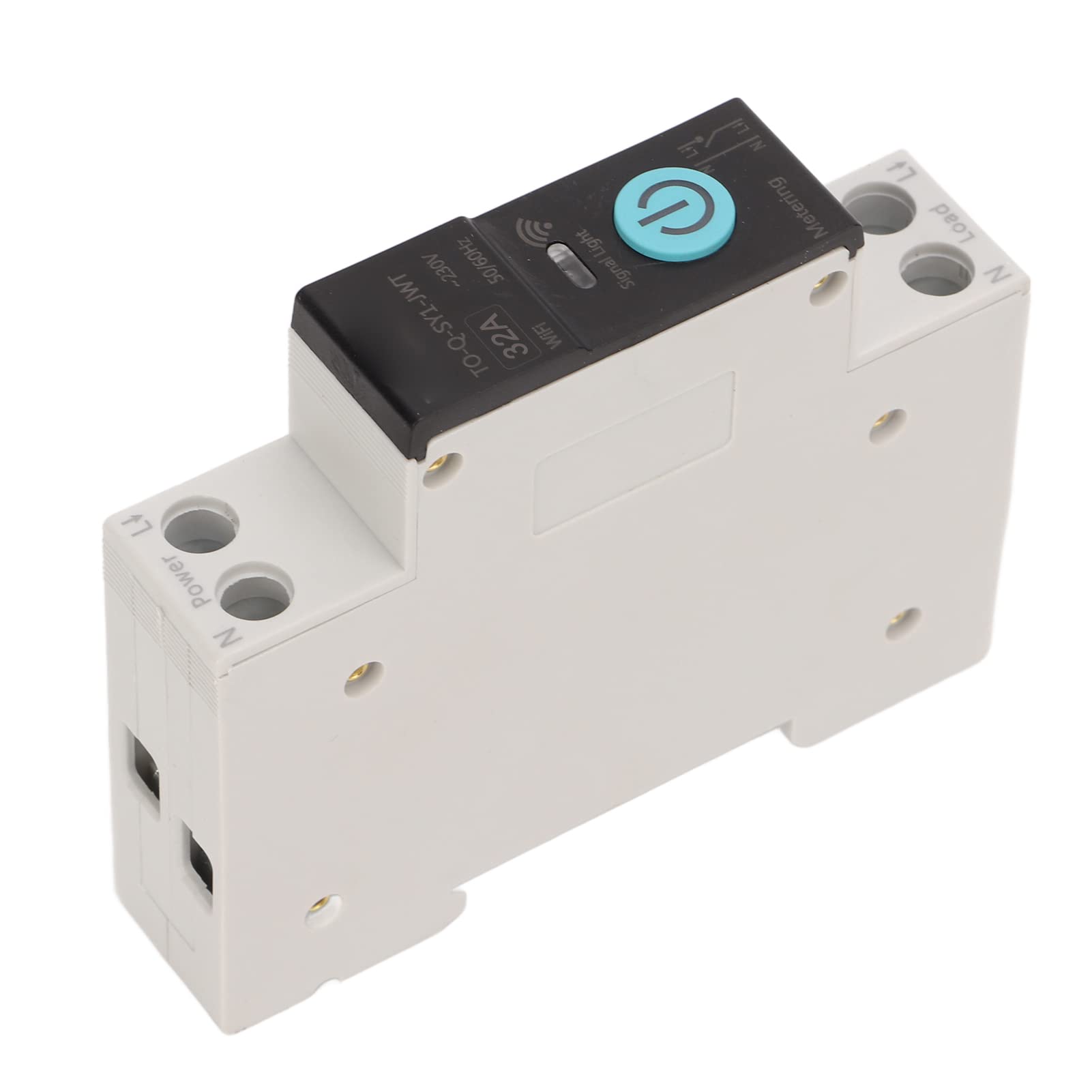 Interruttore su Gui DIN Smart WiFi 32A con Telecomando Cellulare Senza Fili, Bipolare 16A e Caldaia, Compatibile Ewelink 3 Modalità di Temporizzazione per Elettrodomestici Casa Intelligente