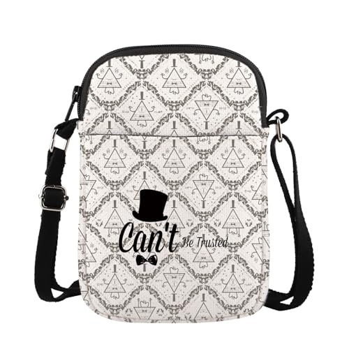 MBMSO Gravity Cartoon Crossbody Bag Cartoon Inspired Gifts for G Fals Fans Can't Be Trusted Mystery Shack Crossbody Purse