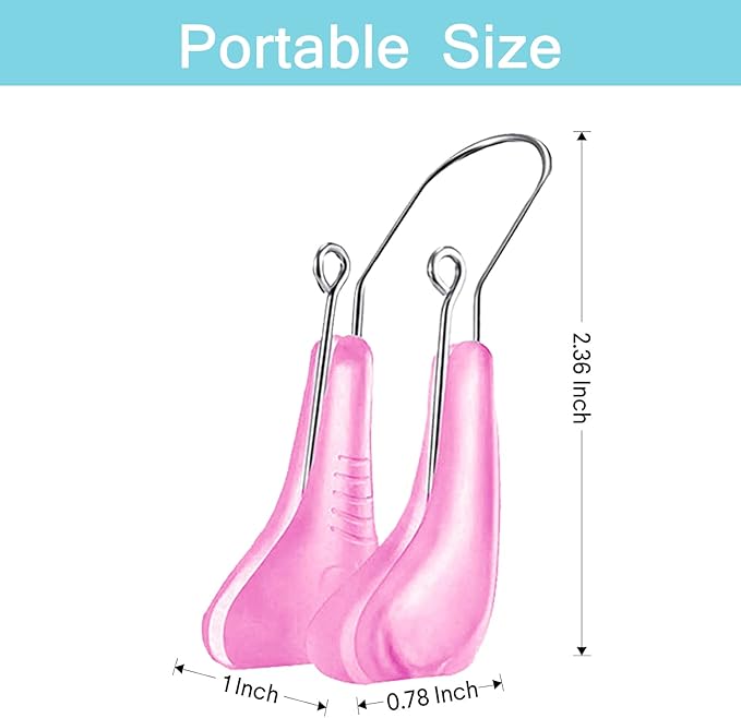 Quecc Nose Shaper Clip, Pain-Free Nose Bridge Straightener Corrector, Soft Silicone Nose Slimmer Rhinoplasty Device Nose Up Lifting Clip Beauty Tool(Unisex)