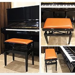TEmkin Tabouret de Piano Solo Banc de Piano à Levage hydraulique de Luxe, avec Coussin Confortable et imperméable, Hauteur réglable de 10 cm, adapté à la Plupart des Pianos - Les Beatles, Paul McCartney, John Lennon, RIngo Starr, George Harrison TEmkin Tabouret de Piano Solo Banc de Piano à Levage hydraulique de Luxe, avec Coussin Confortable et imperméable, Hauteur réglable de 10 cm, adapté à la Plupart des Pianos – Image 7