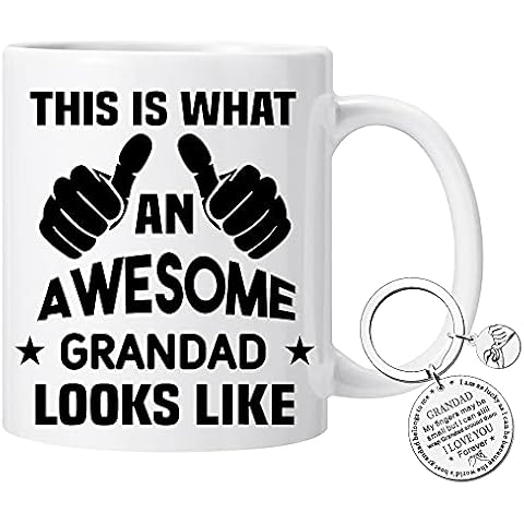 Funny Ceramic Mug and Keyring for Grandad Cover
