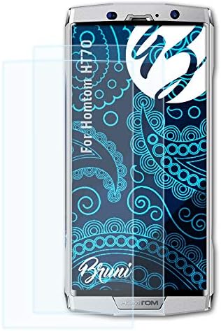 BruniScreen Protector compatible with Homtom HT70 Protector Film, crystal clear Protective Film (2X)