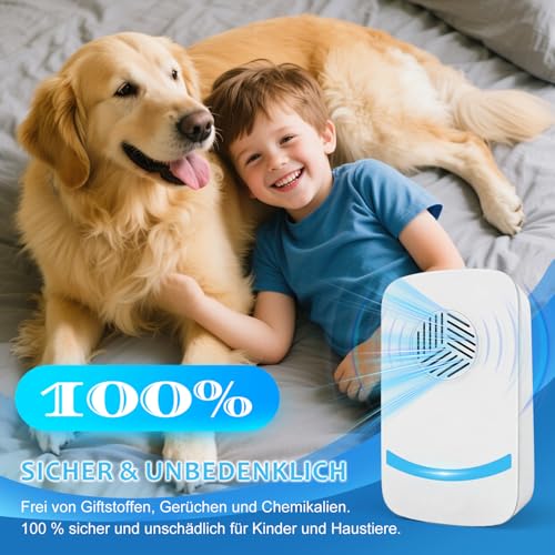 Bugshield Milben Stecker Ultraschall Gegen Milben 2026,Hochleistungs Skield Bug Shield Milbenstecker, Effizientes Reduzieren von Milben Plug Für Schlafzimmer & Wohnbereiche Against Mite Bettwanzen (2)