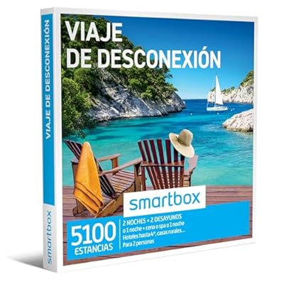 Smartbox Caja regalo Viaje de desconexión , Idea de regalo para novias , 1 noche con desayuno y cena o acceso spa para 2 personas | Ya disponible en tu tienda friki favorita! En mundofriki.es! Smartbox Caja regalo Viaje de desconexión , Idea de regalo para novias , 1 noche con desayuno y cena o acceso spa para 2 personas | Ya disponible en tu tienda friki favorita! En mundofriki.es!