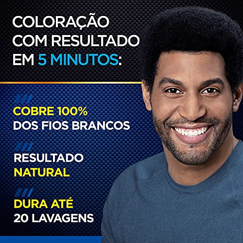Shampoo Color Tonalizante Niely Cor&Ton Homem - Castanho Médio