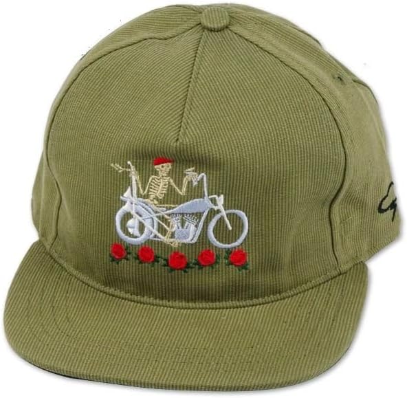 The Ampal Creative アンパルクリエイティブ DEAD FLOWERS Cap KHAKI デッドフラワー キャップ