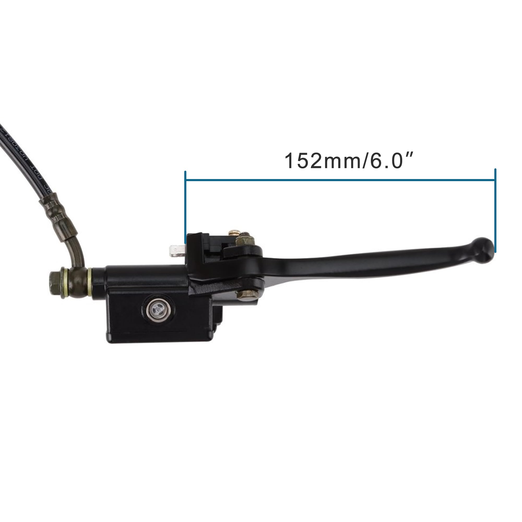 GOOFIT Ensemble D'Étrier de Maître Cylindre de Frein à Disque Avant Remplacement pour 50cc 70cc 90cc 110cc 125cc 150cc Dirt Bike Pit Bike