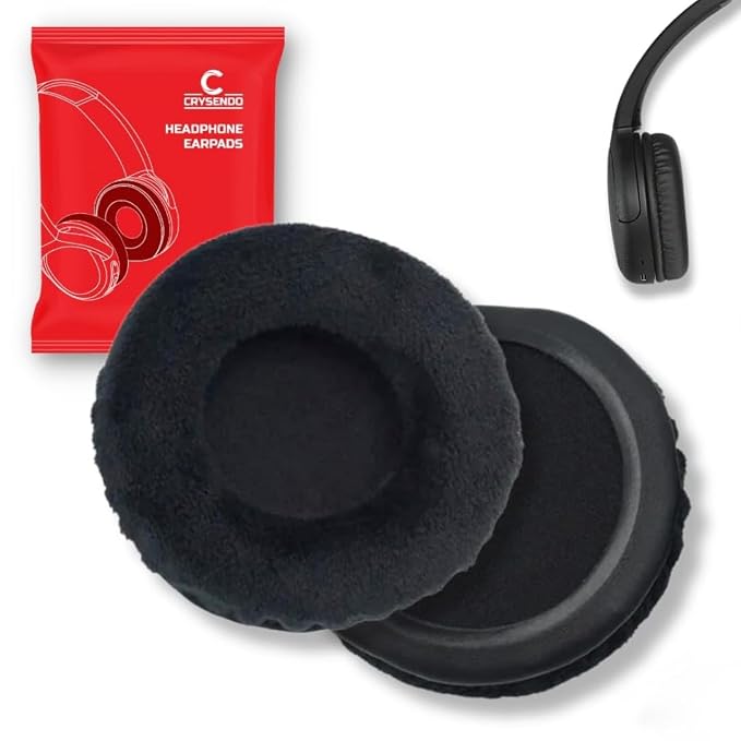 Crysendo Headphone Cushion Replacement Headphone Cushion Compatible with JBL C300SI, T250SI, T450, T460BT, T600, T500BT, 520BT Headphone | 70mm Velvet