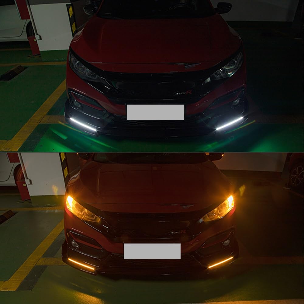 Amazon | フロントスポイラ 5 個ライト車のフロントバンパーリップ 