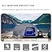 EliteShield Premium Teardrop Trailer Camper Covers, Tear Resistant Teardrop RV Camper Cover with Access Panels, Fits 10'–12'L 6'W Gray Color