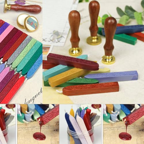 Bâtons de cire à cacheter avec mèches : scellez vos lettres proprement sans suie