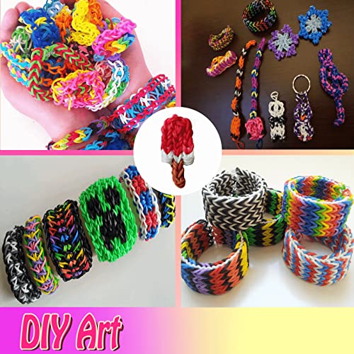 image for 1581+ Loom Bands Kit in 30 Variety Colors, Yowamho Rubber Band Bracele