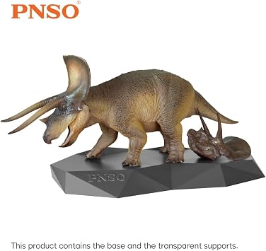 PNSO Scientific Art Model Stand/Holder V2 | 8.8 Black Display Base - 20 Clear Supports - Assorted Heights and Cradles - 2 Mounting Points - Figures Not Included