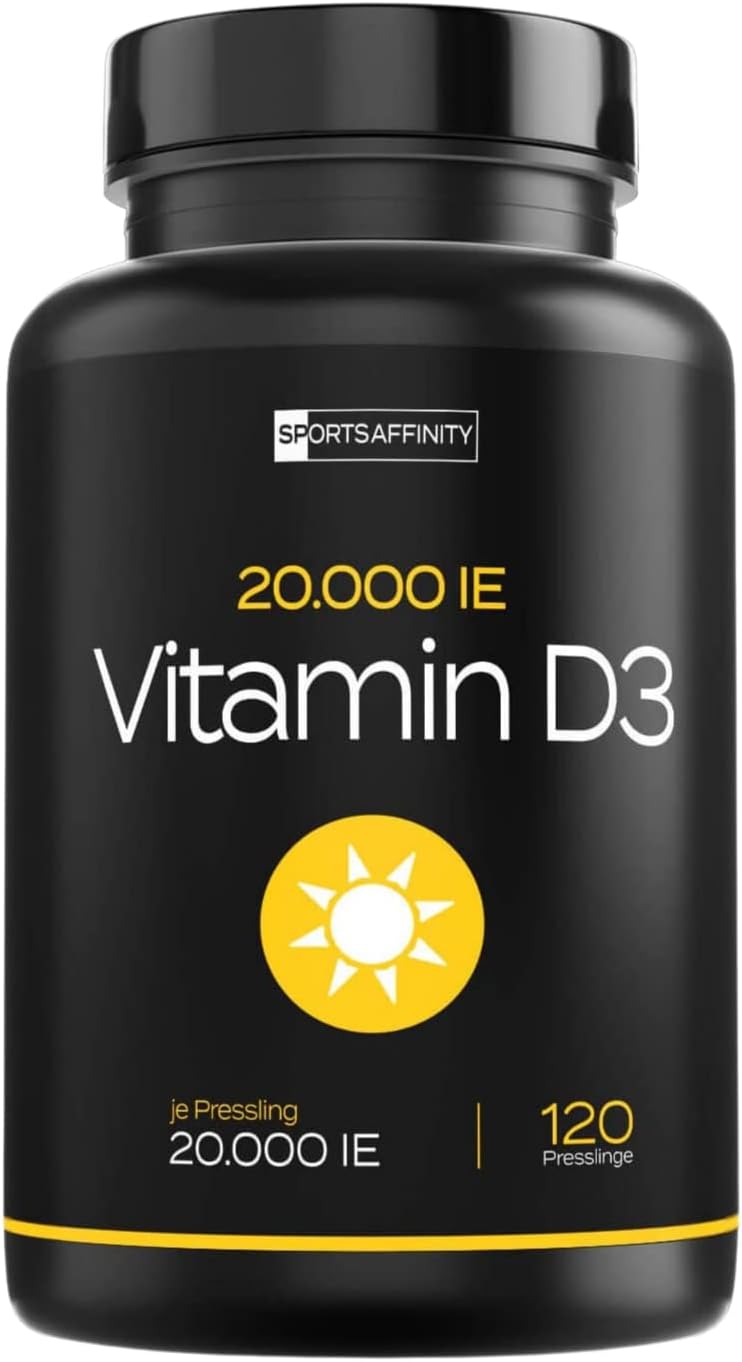 Sportsaffinity Vitamin D3 20000 I e Depot I 120 Hochdosierte Tabletten sportsaffinity-vitamin-d3-20000-i-e-depot-i-120-hochdosierte-tabletten