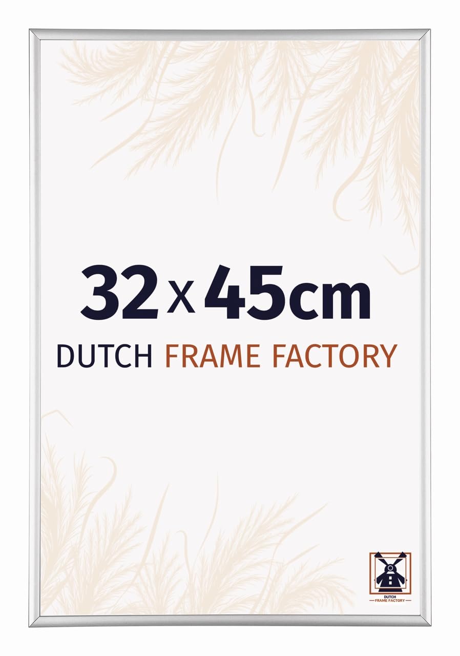 Dutch Frame Factory - Picture frame 32x45 cm Silver Matte - Aluminium