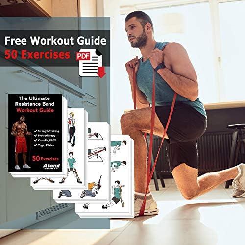 Resistance Pull Up Bands | Exercise Loop Band for Men or Women | Long Resistance Band for Strength Training, Stretching, CrossFit & Fitness | Home Workout Bands [SOLD SINGLY]