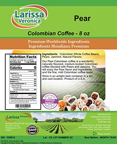 Café Colombiano con sabor a Pera en grano 3 unidades miniatura 2