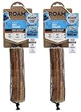 ROAM Pet Treats Ostrich Bone for Dogs Pack of 2 for Medium and Large Breeds – Long Lasting Ostrich Trachea Dog Chews