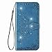 Produktbild Handytasche für Xiaomi Mi Note 10 / Mi Note 10 Pro Mandala Diamant Strass Bling Glitzer Handyhülle Hülle Case Leder Tasche Flipcase Silikon Schutzhülle Skin Ständer Klapphülle Schale Bumper Blau