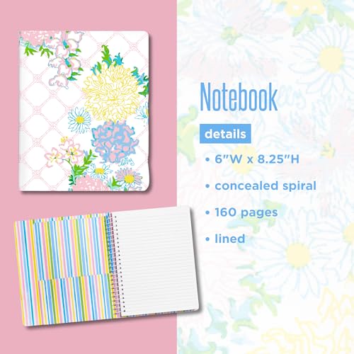 Lilly Pulitzer Carnet de notes rigide avec reliure dissimulée - 3