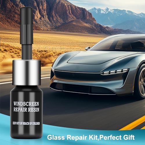 Kunsia Windshield Repair Kit Quick Fix for Bullseyes, Star Cracks and Chips (2pcs) — view 5