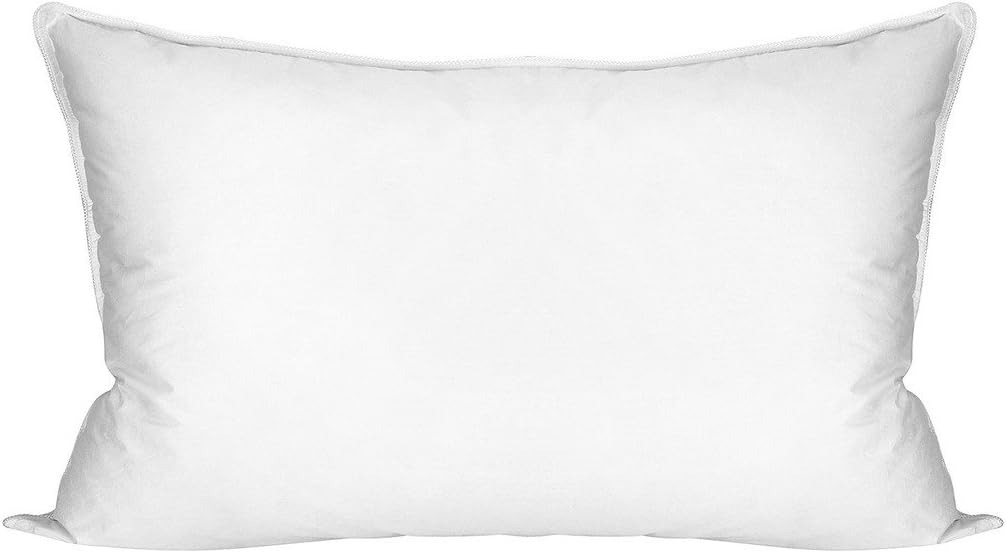 LuxyFluff Sleeping Pillow, Down Alternative Bed Pillow, Hypoallergenic, Queen - Made in USA