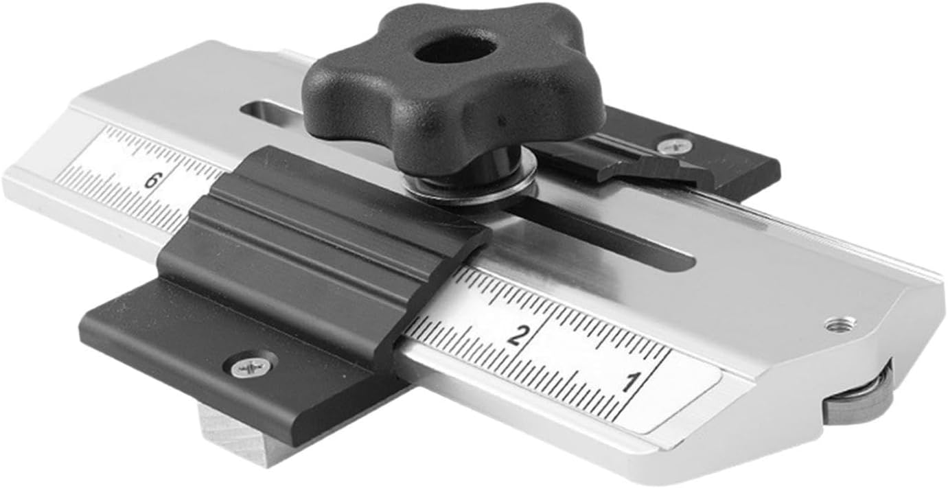 Gralara Thin Rip Tablesaw Jig Woodworking Tools Sheet Cutting Guide Table Saw Jig Thin Rip Jig, Silver