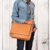 LEABAGS Messenger Bag, Oxford Echtleder Umhängetasche Herren Ständiger Begleiter, Leder Laptoptasche bis 15 Zoll Ausreichend Platz, Umhängetasche mit Schultergurt Begleiter Zur Arbeit #1