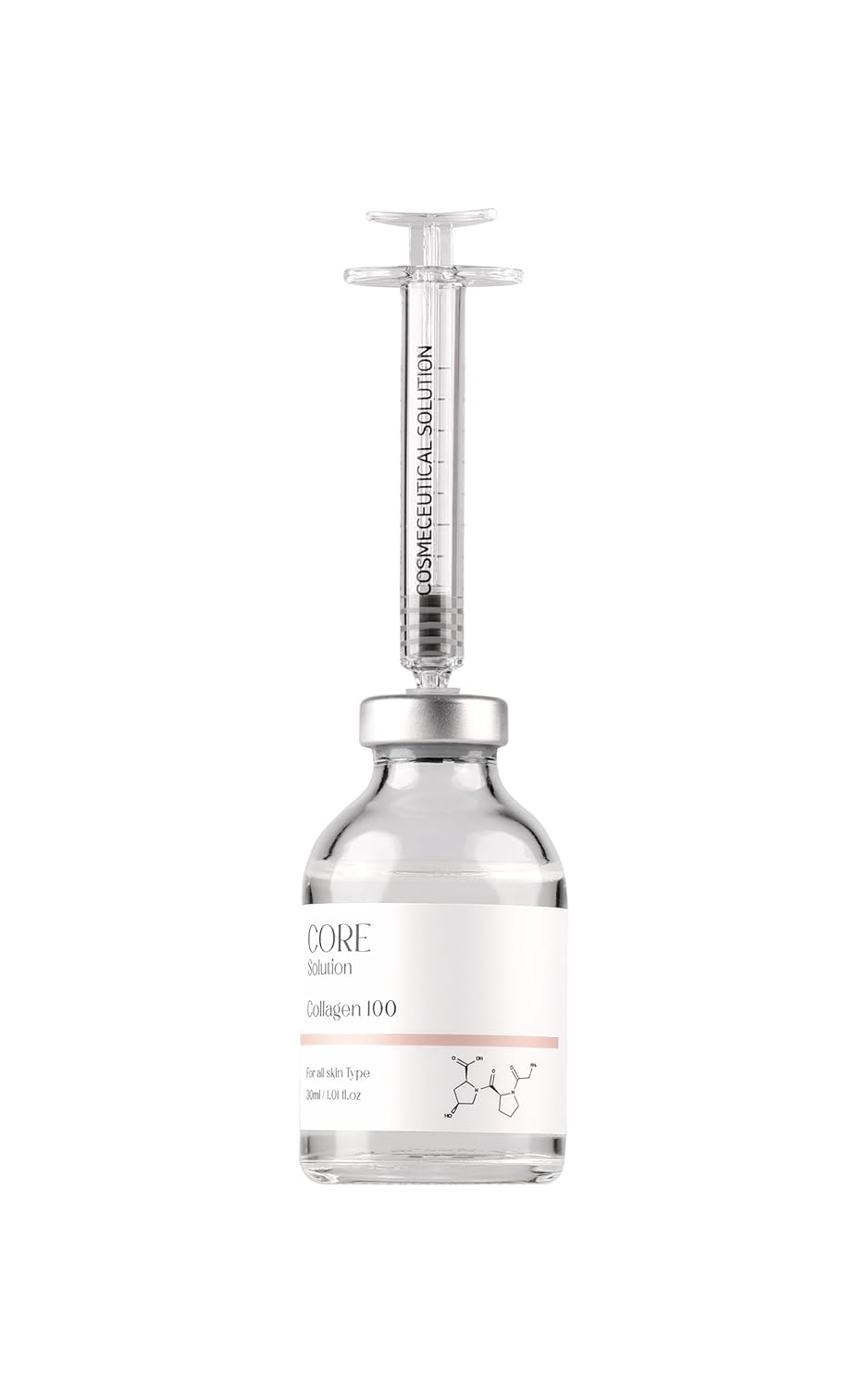 FEEL MATRIGEN Collagen 100 Ampoule – Skin Elasticity & Anti-Aging Serum for Fine Lines and Wrinkles – 30mL + Needleless Syringe - Image 9