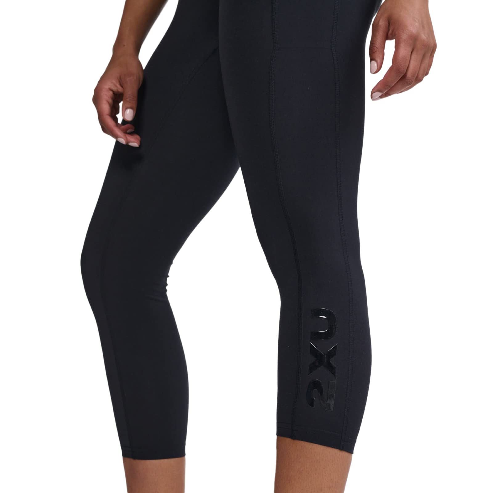 2XU Pantalon de compression longueur cheville forme Stash Hi-Rise Compression 7/8 Collant noir/noir S (Woman)