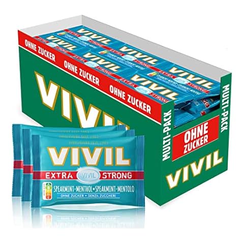 VIVIL Extra Strong Spearmint-Menthol Pastillen ohne Zucker Cover
