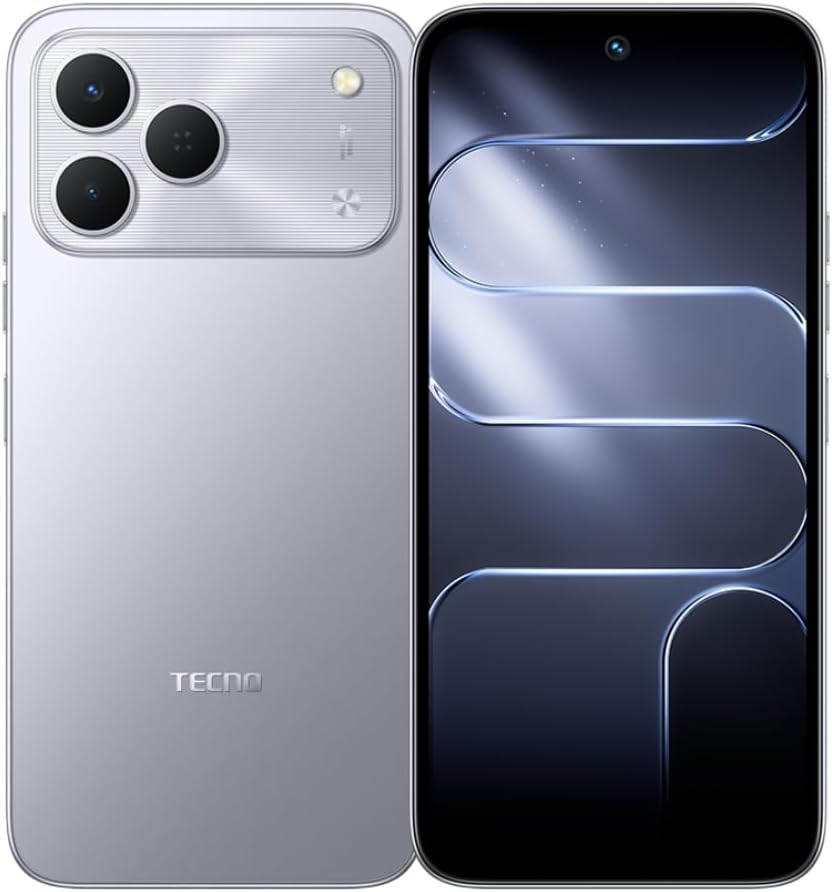 Spark 50 Ai 4G LTE (256GB + 4GB) (Compatible with Tmobile Mint Tello Boost Mobile and Worldwide) Dual SIM 6.78" 120Hz 50MP Camera (Titanium Gray)