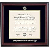 OCM DiplomaDisplay Traditional Frame for Georgia Tech Yellow Jackets | 14' x 17' Diploma...