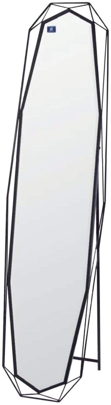 Amazon.co.jp: 塩川光明堂 鏡 ブラック 49x171cm シルエット GEM BK