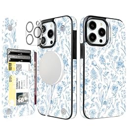 uCOLOR for iPhone 13 Pro Max Wallet Case Magsafe with Card Holder Slot