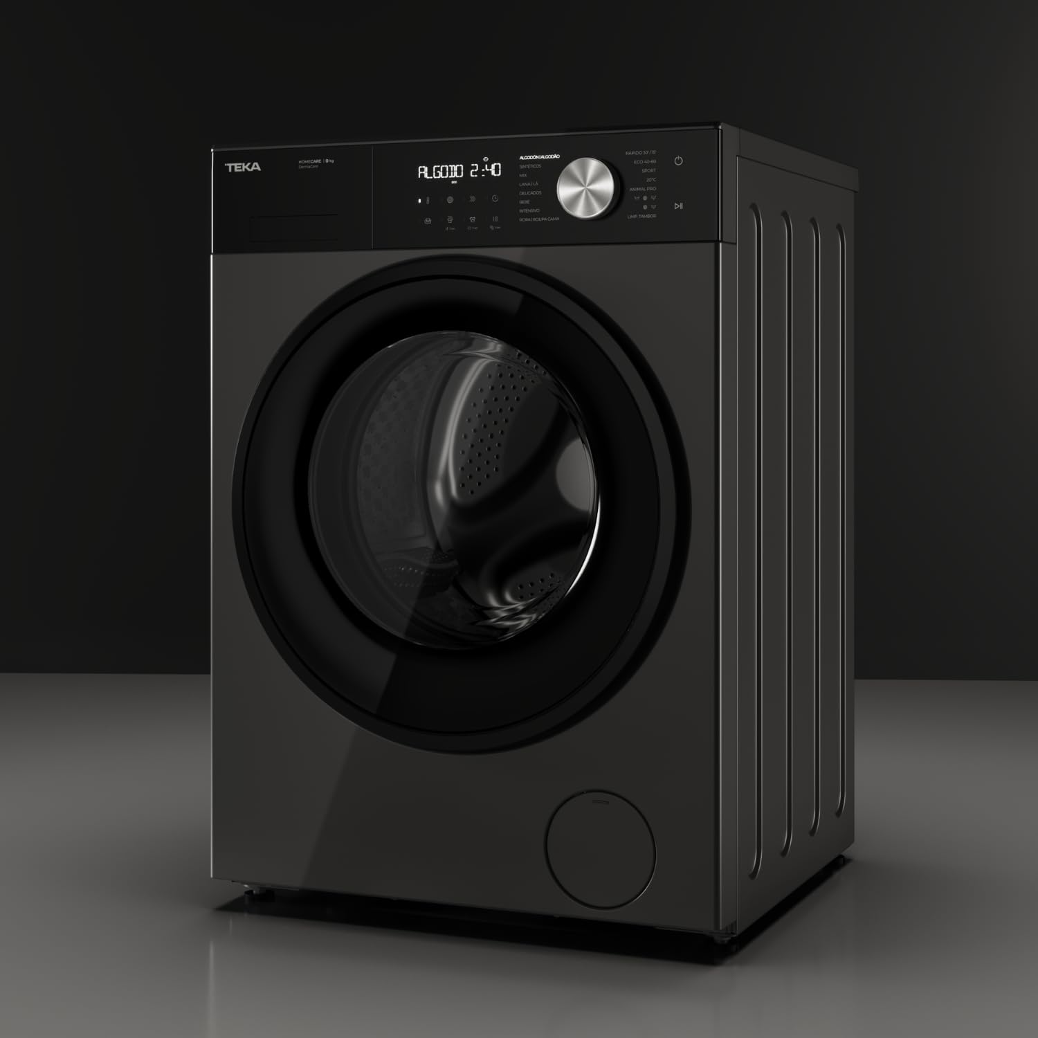 TEKA Lavadora Libre Instalación, Serie Homecare, 9 kg, Panel Táctil