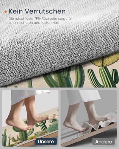 Tapis salon 160x230cm vert sauge moquette douce cactus lavable