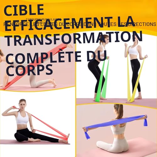 Fokky 2M Elastique Musculation, Elastique Sport avec 4 Niveaux – vue 7