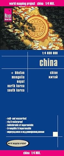 China, mapa de carreteras impermeable. Escala 1:4.000.000. Reise Know-How.: world mapping project (China (1:4.000.000))