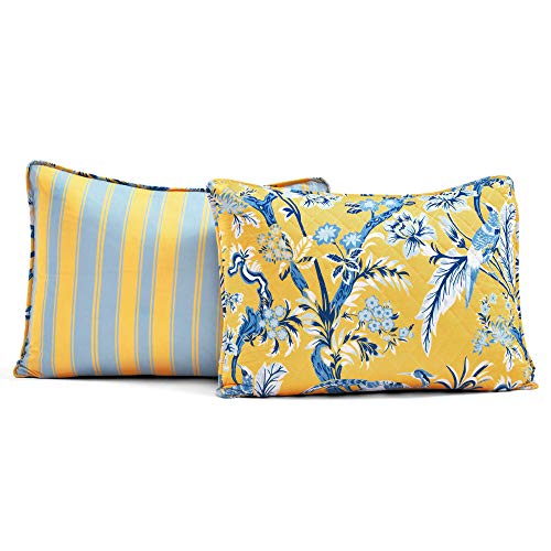 Lush Decor Yellow Dolores 3-Piece Quilt Set, Reversible Bedding (King) #TOP7